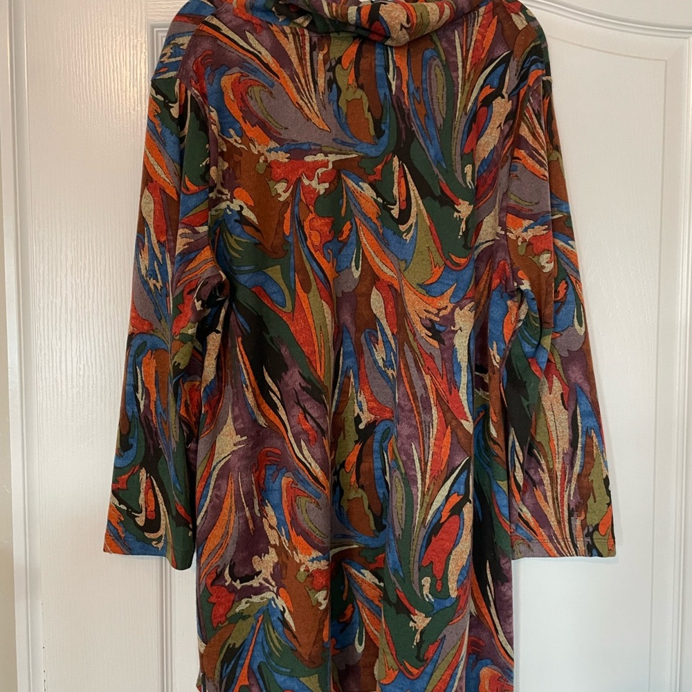 ALI MILES XL Vibrant Multicolor Knit Top - Picture 5 of 9